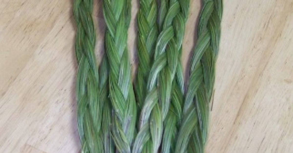 Sweetgrass Braid, Smudging (Each)