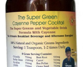 The Super Green Cayenne Pepper Cocktail