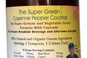 The Super Green Cayenne Pepper Cocktail